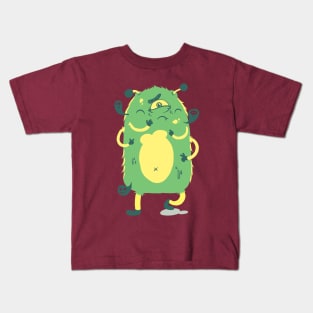 Plankton monster green Kids T-Shirt